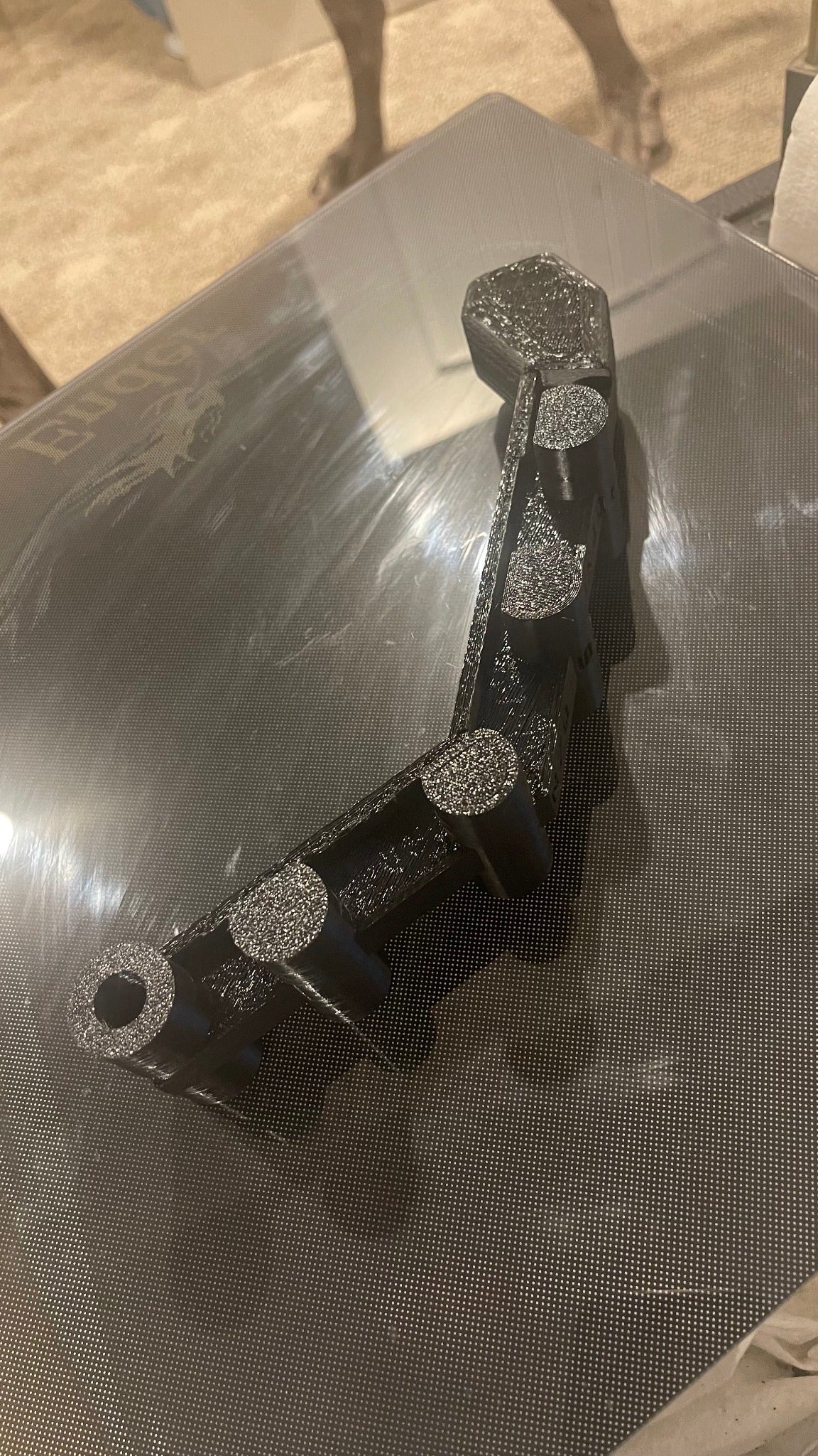 3d Printed SATV Flipup Windshield Handle