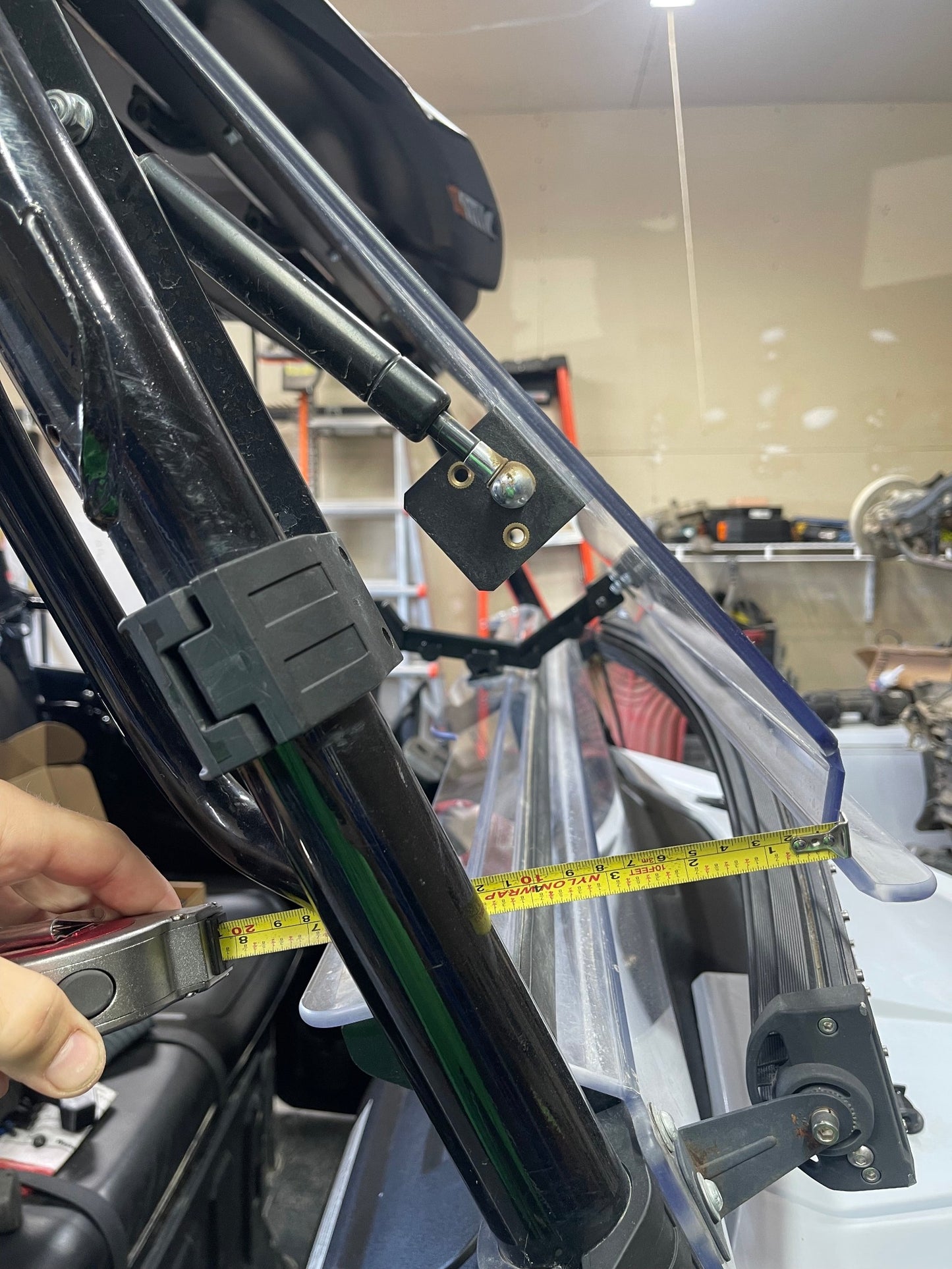 3d Printed SATV Flipup Windshield Handle