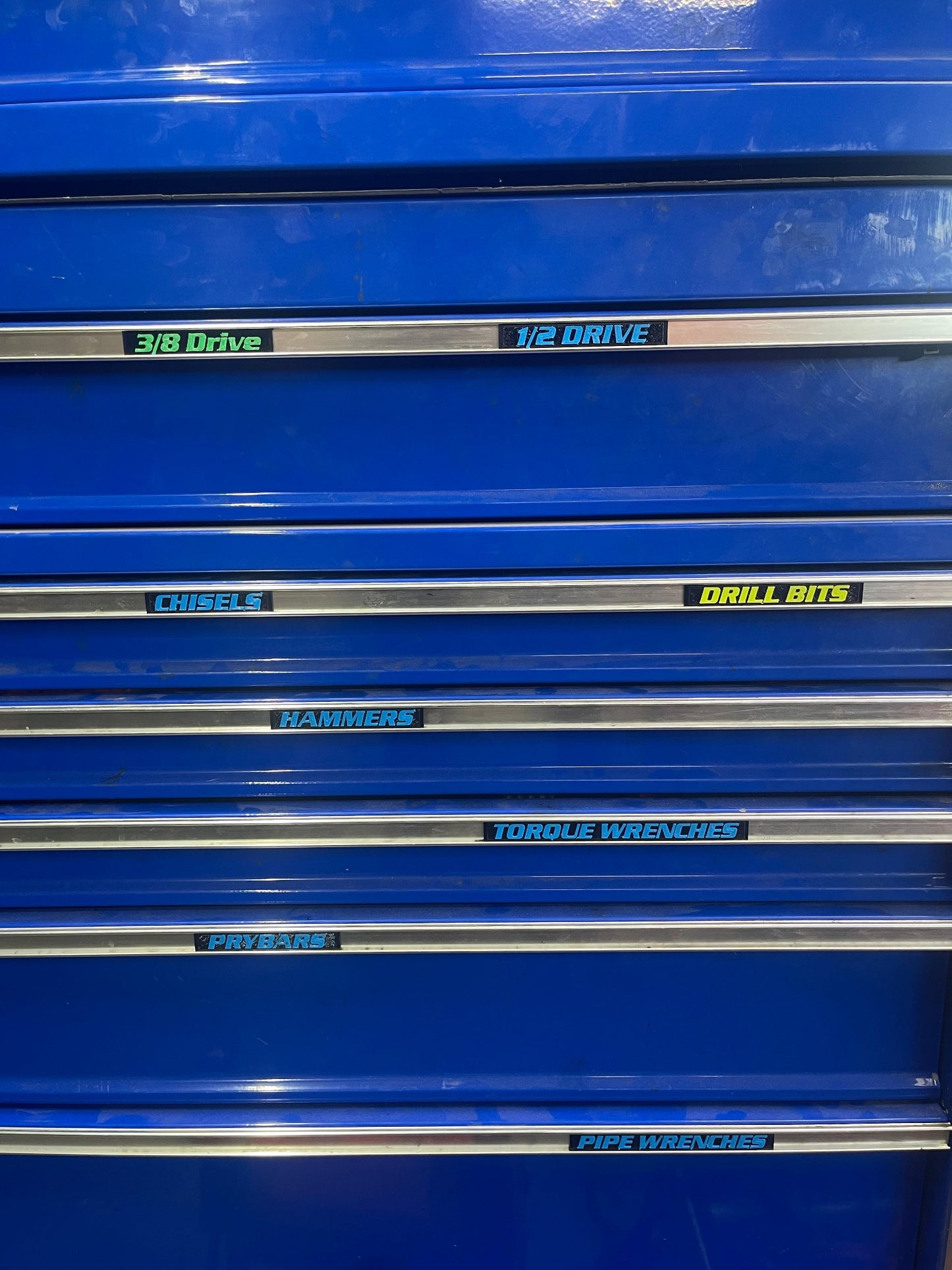 3d Printed US General Series2 Toolbox Labels